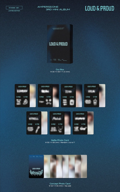 AMPERS&ONE 3rd Mini Album – LOUD & PROUD (kiwee Ver.) (Limited Edition)