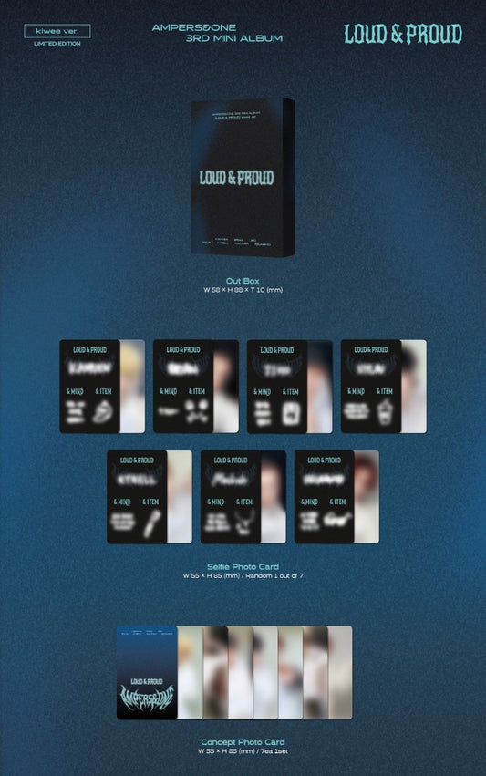 AMPERS&ONE 3rd Mini Album – LOUD & PROUD (kiwee Ver.) (Limited Edition)