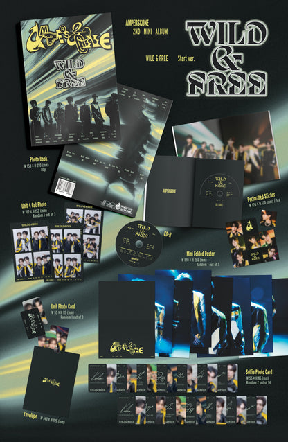 AMPERS&ONE 2nd Mini Album – WILD & FREE (Start Ver.)