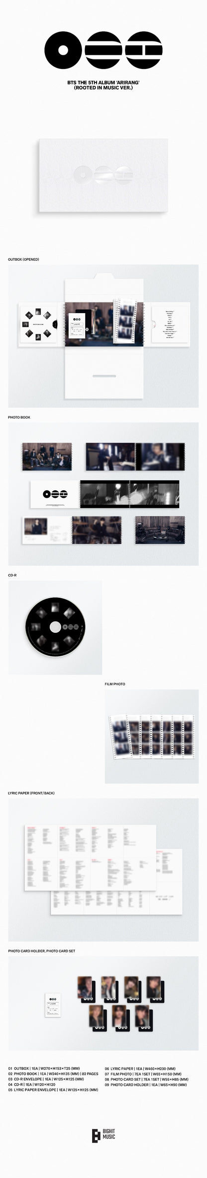 BTS The 5th Album - ARIRANG (Random)