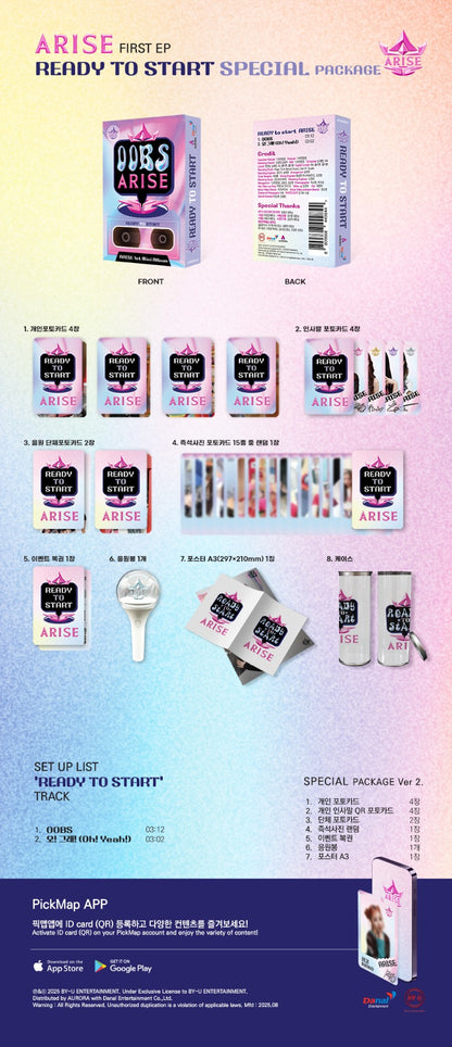 ARISE – 1st Mini Album [READY TO START] (Special Package Ver.)