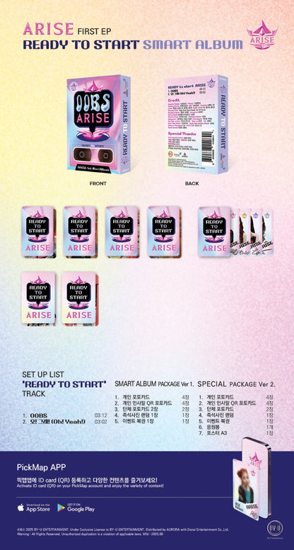ARISE – 1st Mini Album [READY TO START] (Smart Album Ver.)