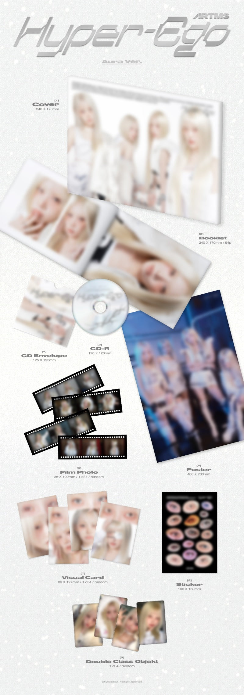 PRE-ORDER: ARTMS 2nd Mini Album - Hyper-Ego (Random)