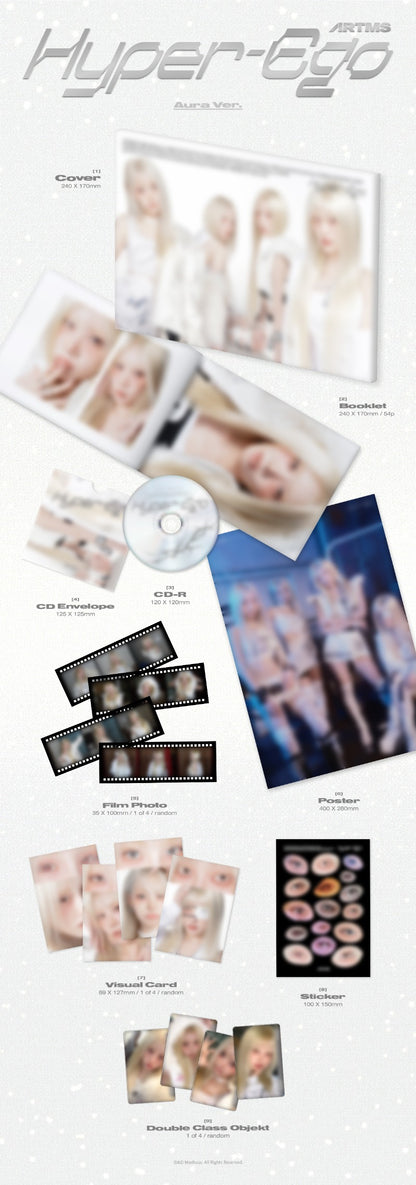 PRE-ORDER: ARTMS 2nd Mini Album - Hyper-Ego (Random)