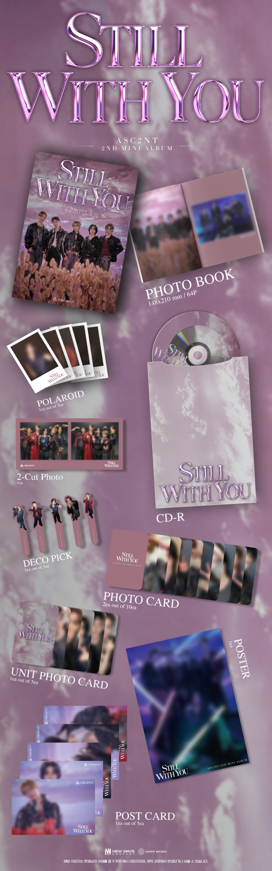 PRE-ORDER: ASC2NT 2nd Mini Album - Still with you