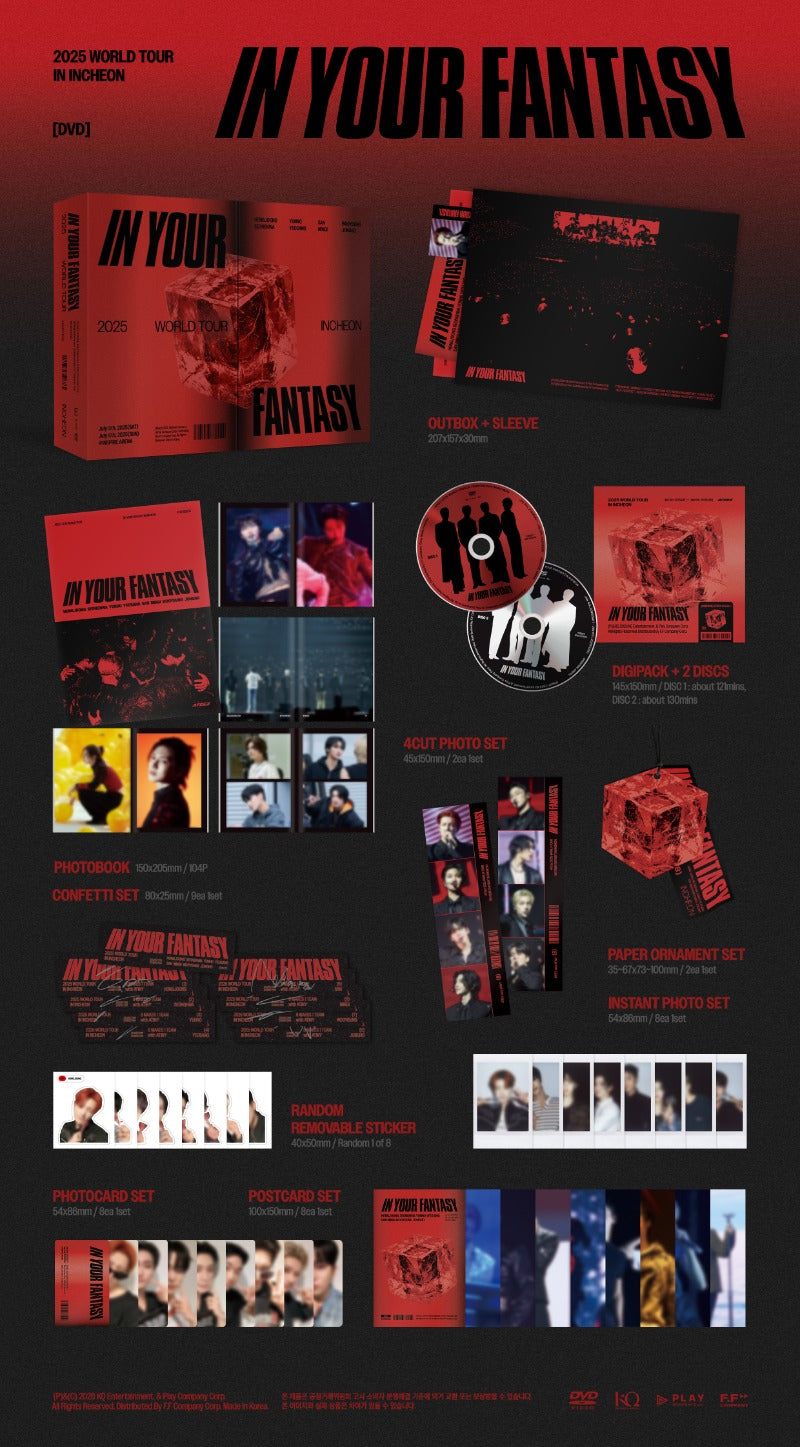 PRE-ORDER: ATEEZ 2025 WORLD TOUR - IN YOUR FANTASY INCHEON DVD