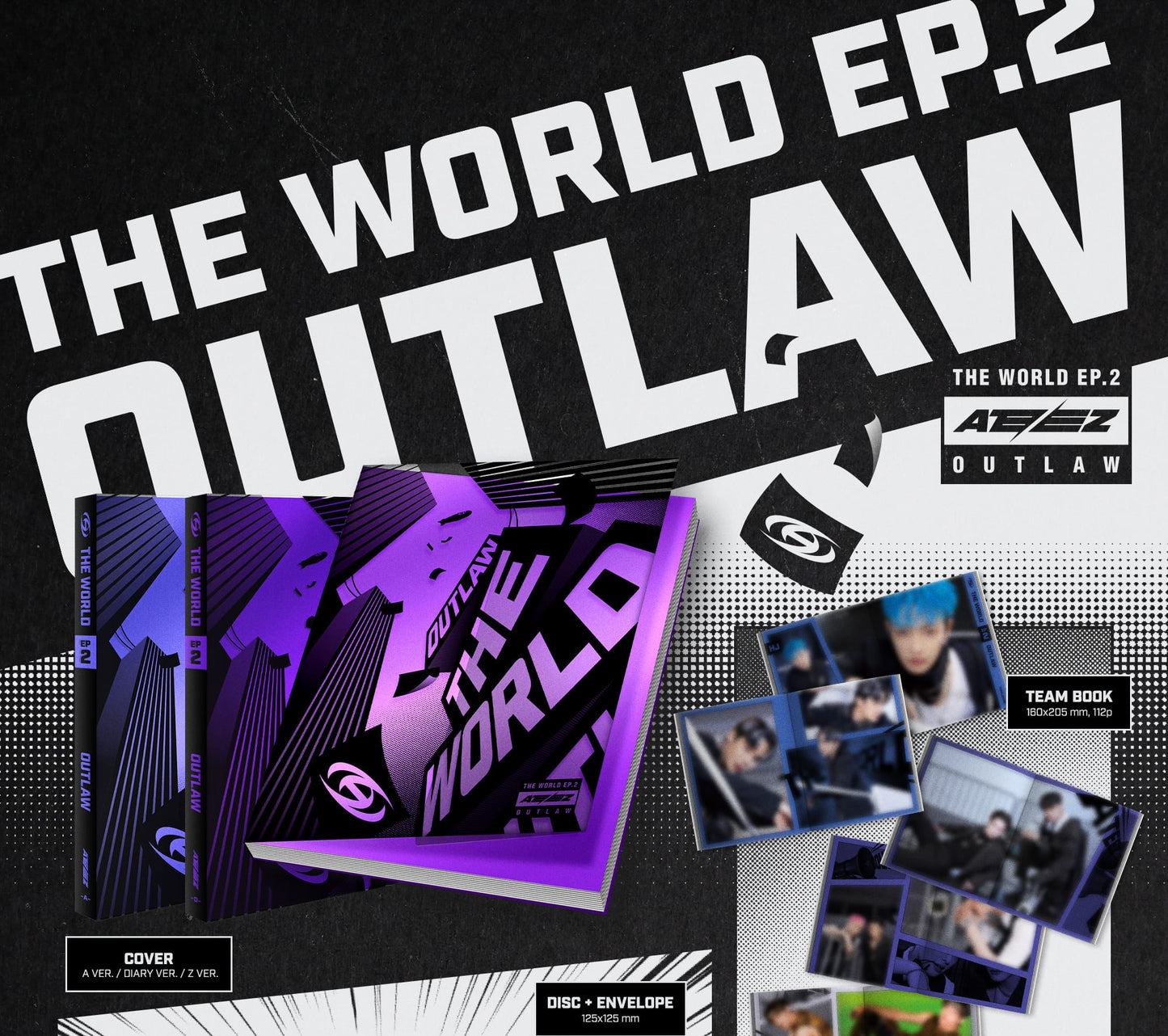 [PRE-OWNED] ATEEZ - THE WORLD EP.2 : OUTLAW