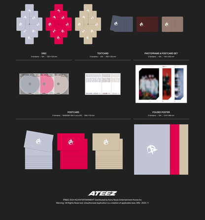 ATEEZ 11th Mini Album – GOLDEN HOUR : Part.2 (Random)