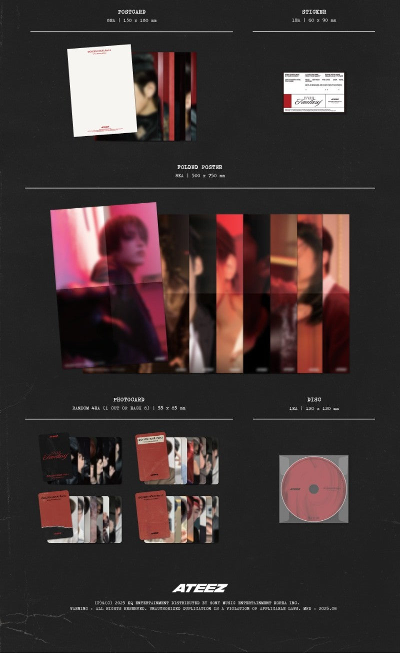 ATEEZ 12th Mini Album – GOLDEN HOUR : Part.3 (Fantasy Ver.) (Limited Edition)