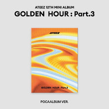 Load image into Gallery viewer, ATEEZ 12th Mini Album – GOLDEN HOUR : Part.3 (POCA Album Ver.) (Random)
