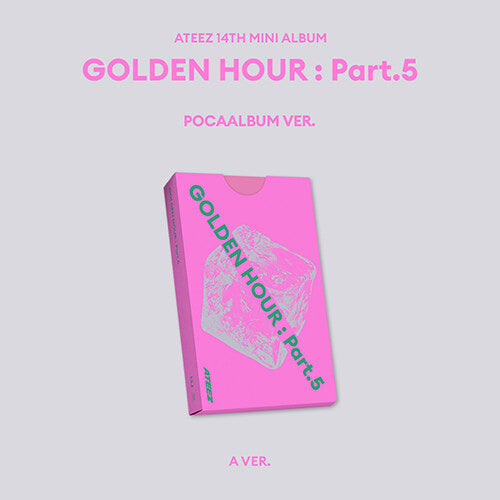 PRE-ORDER: ATEEZ 14th Mini Album - GOLDEN HOUR : Part.5 (POCA Album Ver.) (Random)