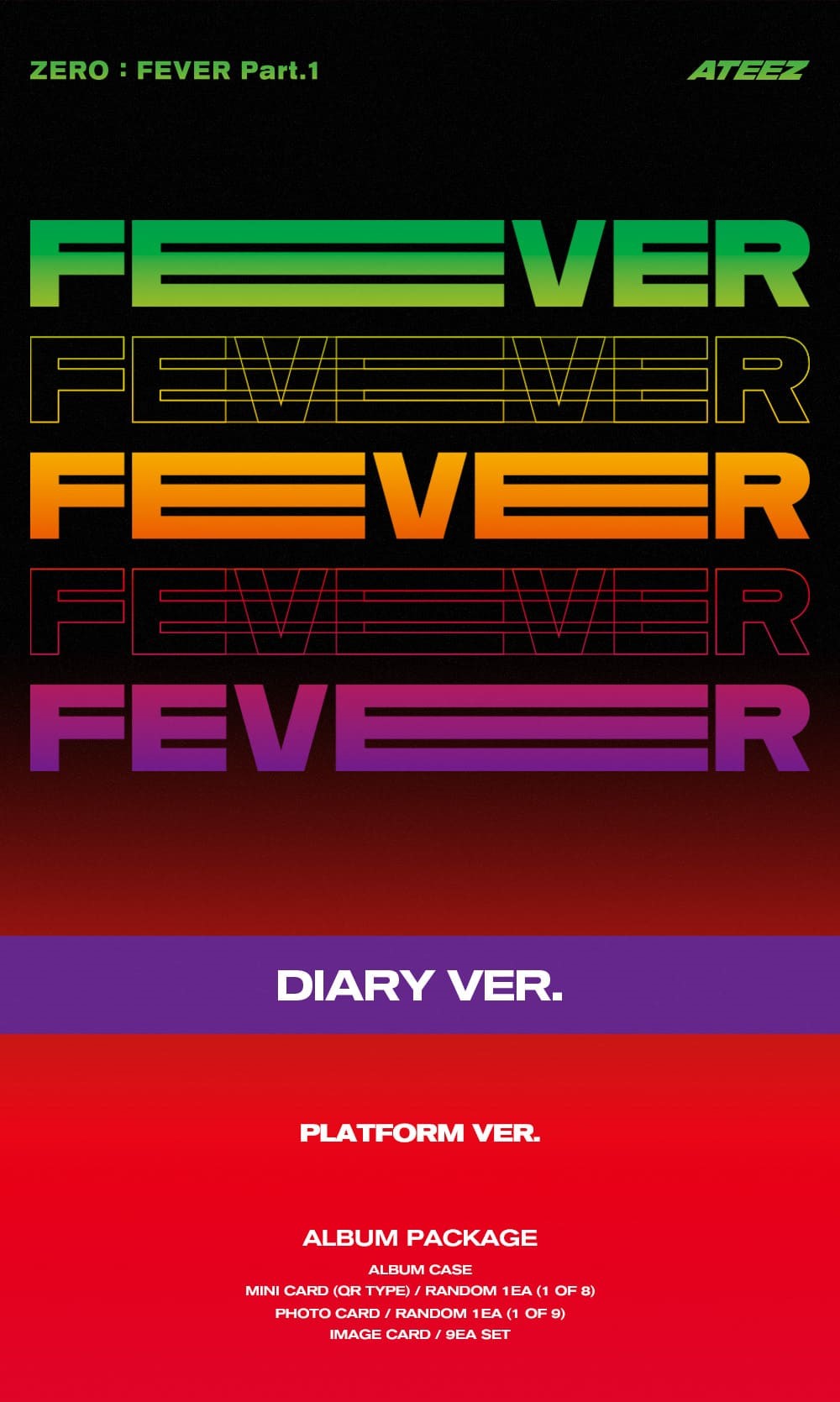 ATEEZ – ZERO : FEVER Part.1 (PLATFORM VER.) (Random)