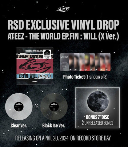 ATEEZ – THE WORLD EP.FIN : WILL (X Ver.) (LP) (Limited Edition)