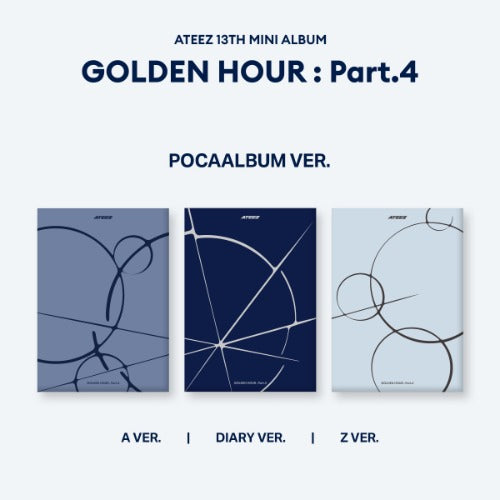 ATEEZ 13th Mini Album - GOLDEN HOUR : Part.4 (POCA Album Ver.)