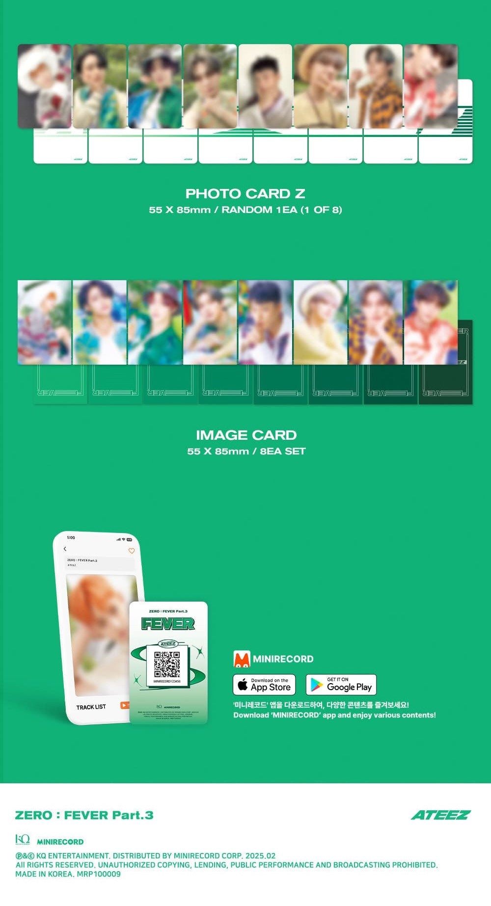 ATEEZ – ZERO : FEVER Part.3 (PLATFORM VER.) (Random)