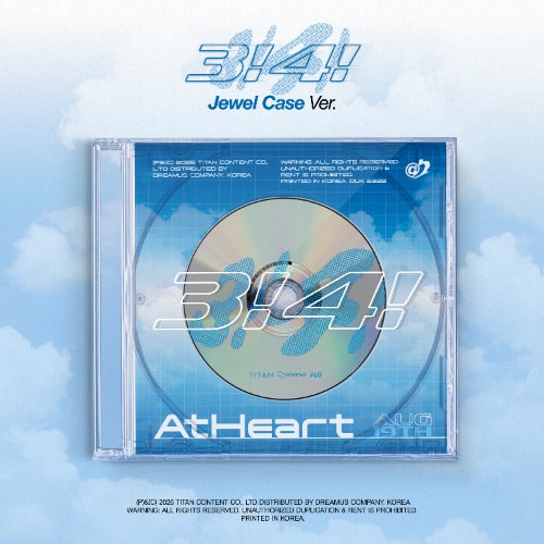 PRE-ORDER: AtHeart 2nd Single Album - 3!4! (Jewel Case Ver.)