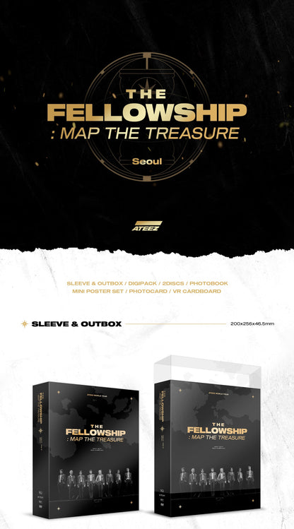 [PRE-OWNED] ATEEZ World Tour The Fellowship : Map The Treasure [Seoul DVD]