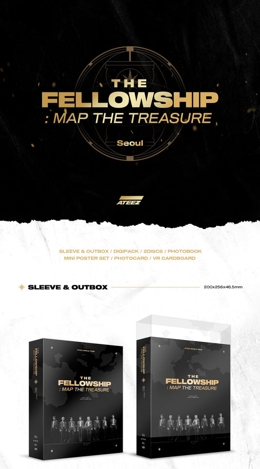 [PRE-OWNED] ATEEZ World Tour The Fellowship : Map The Treasure [Seoul DVD]