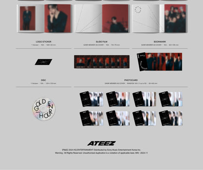 ATEEZ 11TH MINI ALBUM – GOLDEN HOUR : Part.2 (DIGIPACK VER.) (Random)