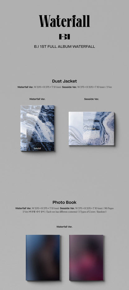 [PRE-OWNED] B.I 1st Full Album - WATERFALL