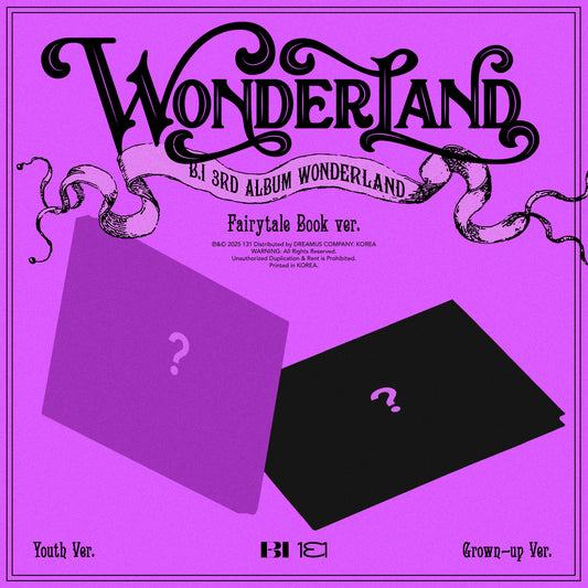 B.I 3rd Album – WONDERLAND (Fairytale Book Ver.) (Random)