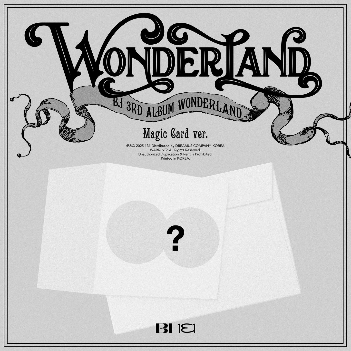 B.I 3rd Album – WONDERLAND (Magic Card Ver.)