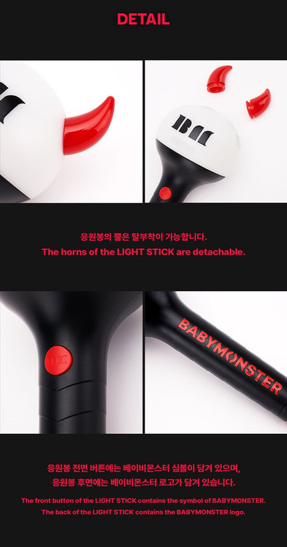 PRE-ORDER: BABYMONSTER – OFFICIAL LIGHT STICK [Restock]