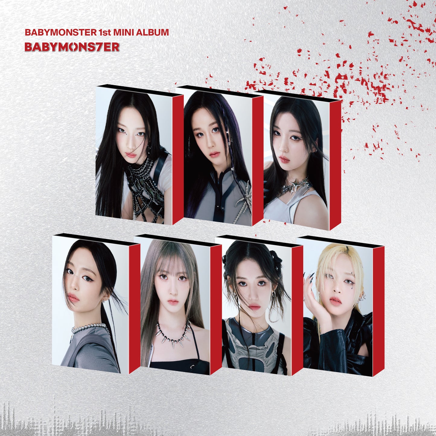 BABYMONSTER 1st MINI ALBUM – BABYMONS7ER (YG TAG ALBUM VER.) (Random)