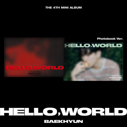 [PRE-OWNED] BAEK HYUN (EXO) The 4th Mini Album – Hello, World (Photobook Ver.)