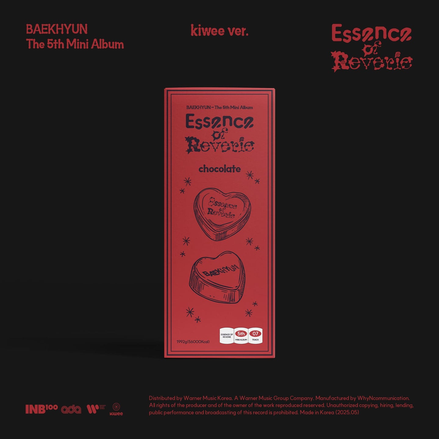 PRE-ORDER: BAEKHYUN The 5th Mini Album – Essence of Reverie (kiwee Ver.)
