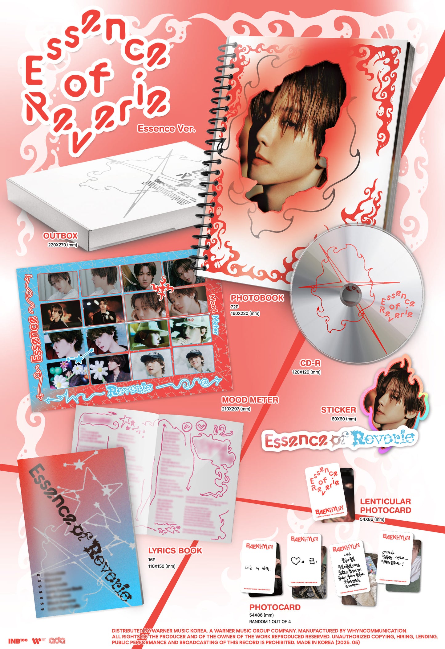 BAEKHYUN The 5th Mini Album – Essence of Reverie (Photobook Ver.)