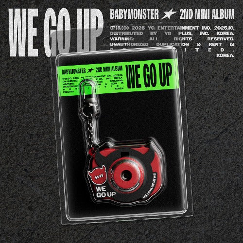 BABYMONSTER 2nd Mini Album - WE GO UP (Mini BEAM Keyring Ver.)