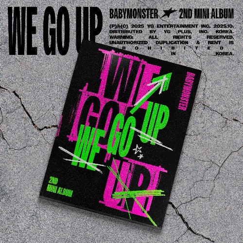 PRE-ORDER: BABYMONSTER 2nd Mini Album - WE GO UP (UP Ver.)