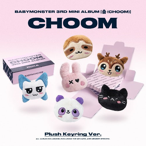 PRE-ORDER: BABYMONSTER 3rd Mini Album - 춤 (CHOOM) (Plush Keyring Ver.)