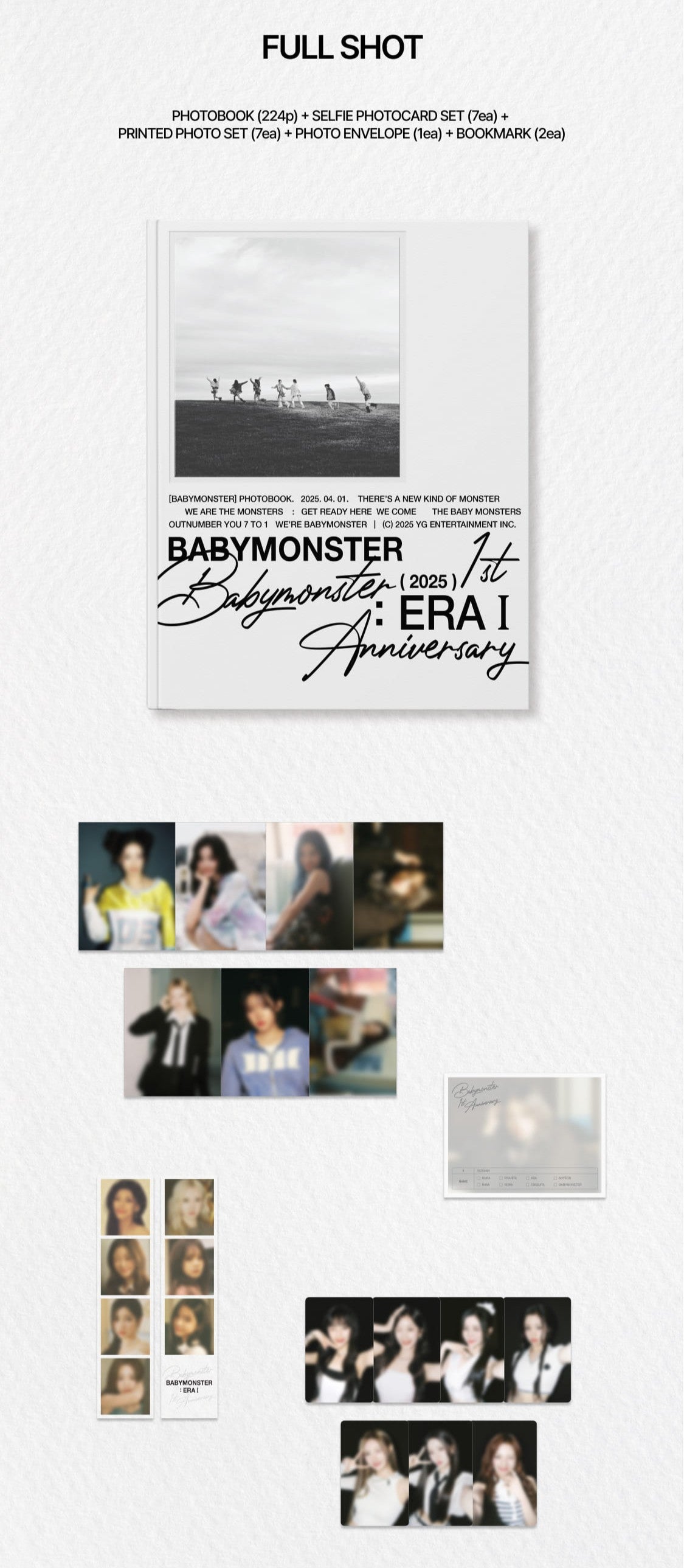 BABYMONSTER – [BABYMONSTER : ERA l] 1st Anniversary Photobook