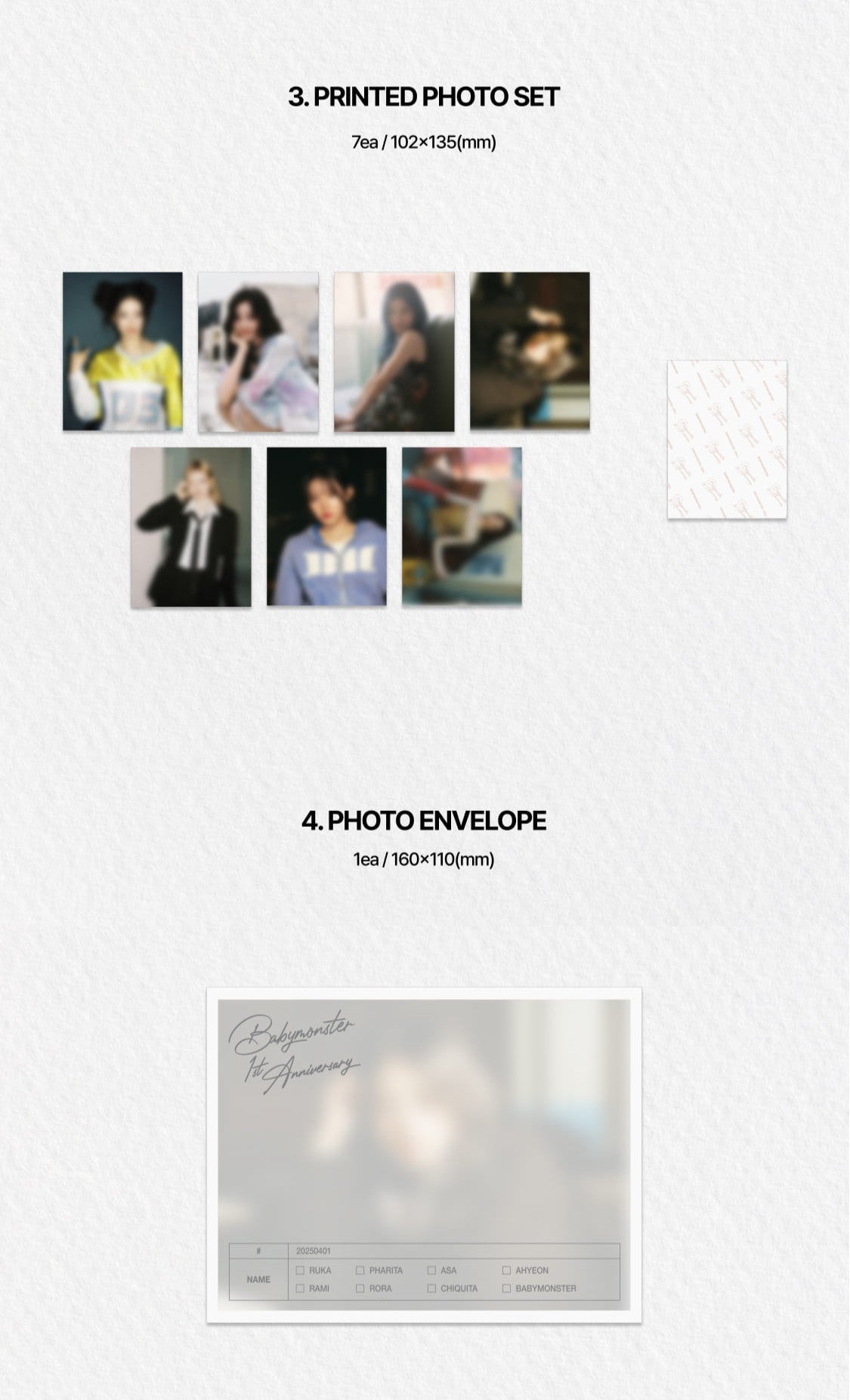 BABYMONSTER – [BABYMONSTER : ERA l] 1st Anniversary Photobook