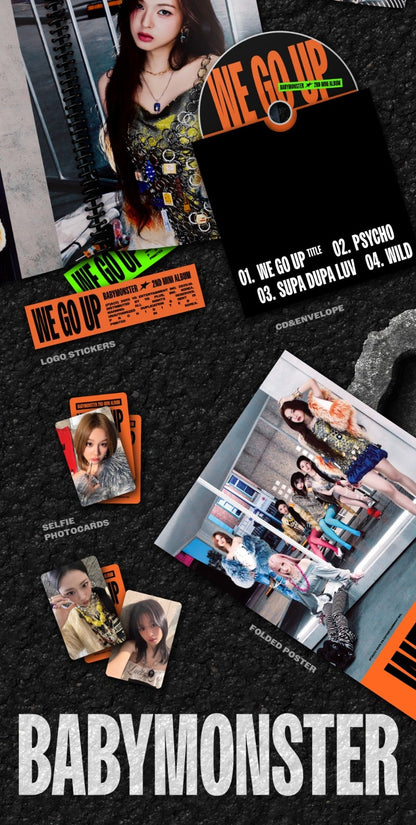 BABYMONSTER 2nd Mini Album - WE GO UP (GO Ver.)