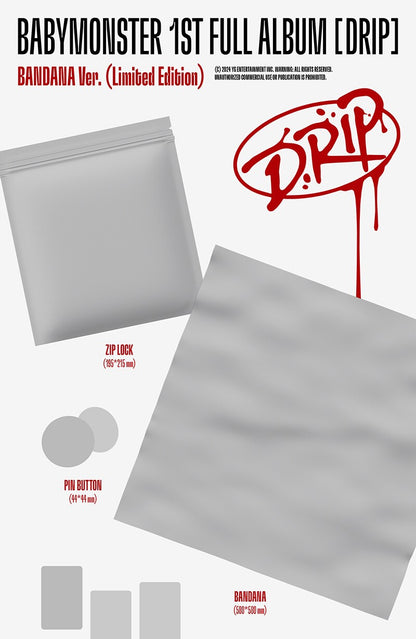 BABYMONSTER 1st FULL ALBUM – DRIP (BANDANA Ver.) (Limited Edition)