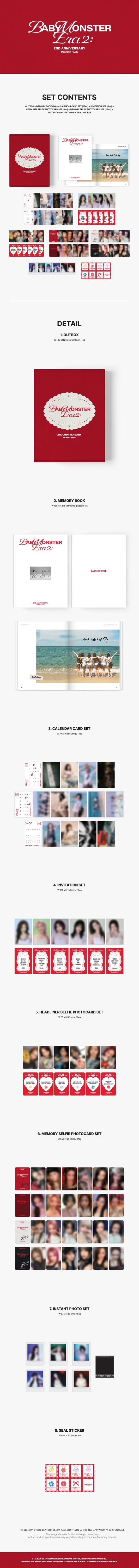 PRE-ORDER: BABYMONSTER – [BABYMONSTER : ERA II] 2nd Anniversary Memory Pack