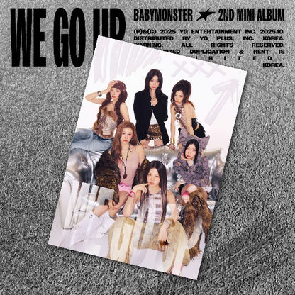 BABYMONSTER 2nd Mini Album - WE GO UP (Postcard Ver.)