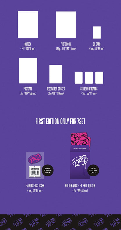BABYMONSTER 1st FULL ALBUM – DRIP (YG TAG ALBUM Ver.) (Random)
