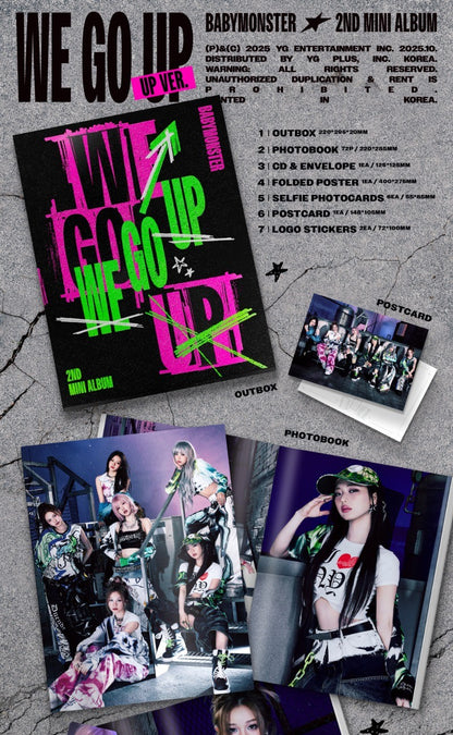 BABYMONSTER 2nd Mini Album - WE GO UP (UP Ver.)