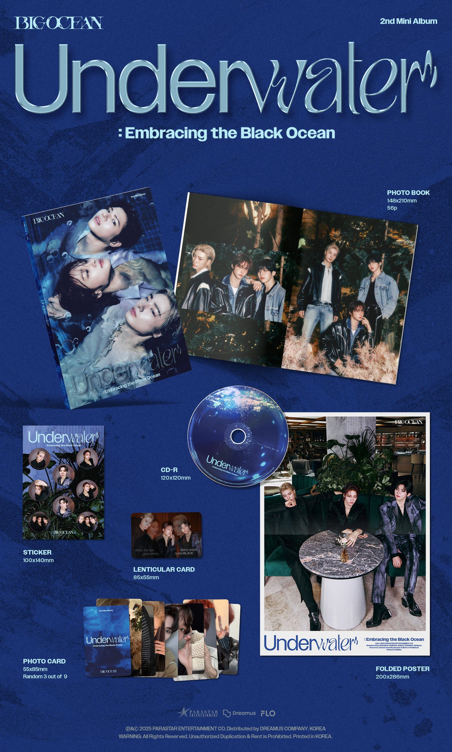 PRE-ORDER: Big Ocean 2nd Mini Album – Underwater