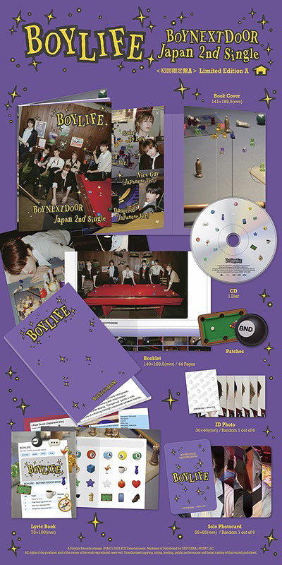 BOYNEXTDOOR 2nd Single Album - BOYLIFE (Japanese Edition)