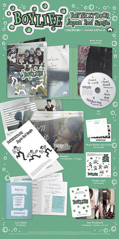 BOYNEXTDOOR 2nd Single Album - BOYLIFE (Japanese Edition)