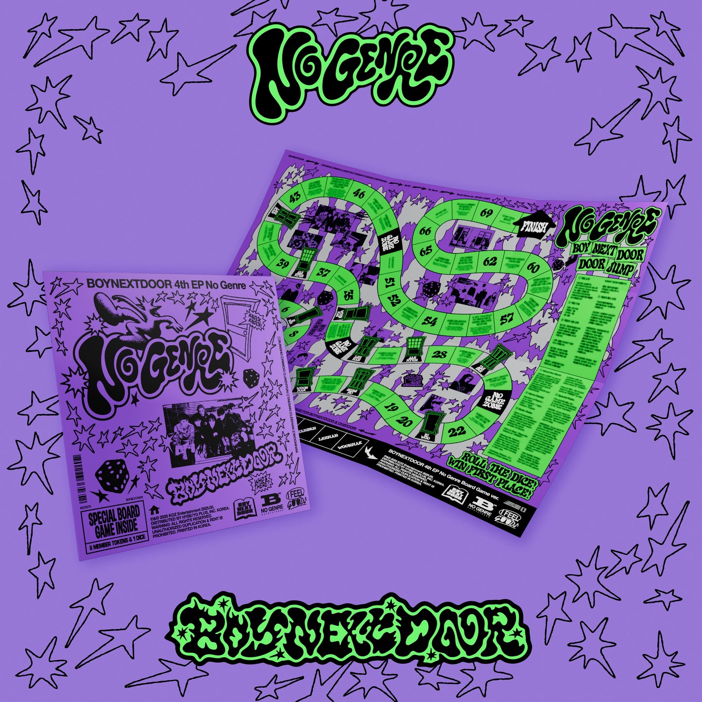 BOYNEXTDOOR 4th EP – No Genre (Board Game Ver.) (Random)