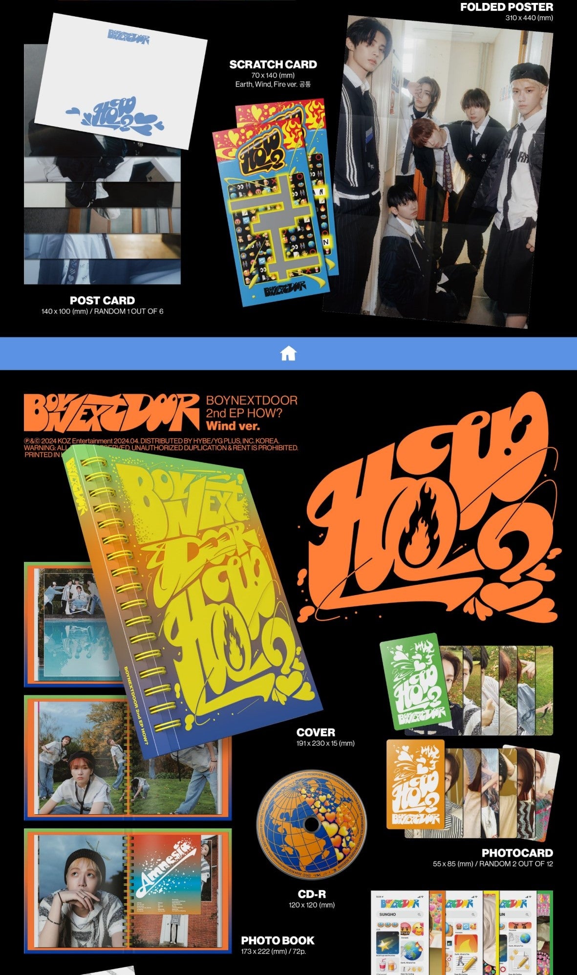 BOYNEXTDOOR 2nd EP – HOW? (Random)