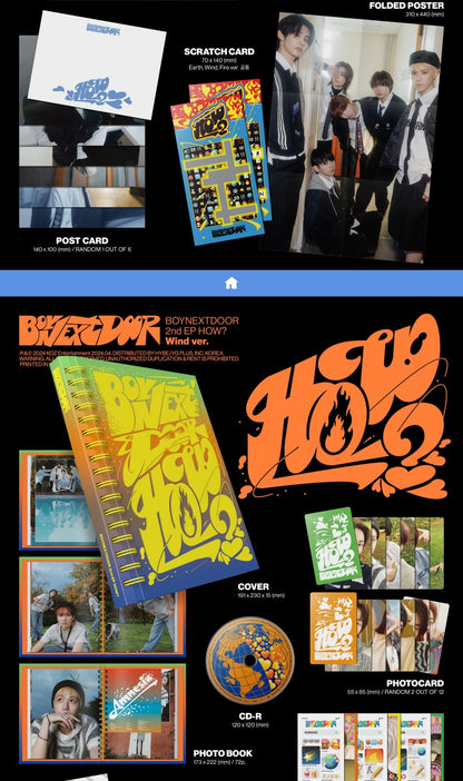 BOYNEXTDOOR 2nd EP – HOW? (Random)