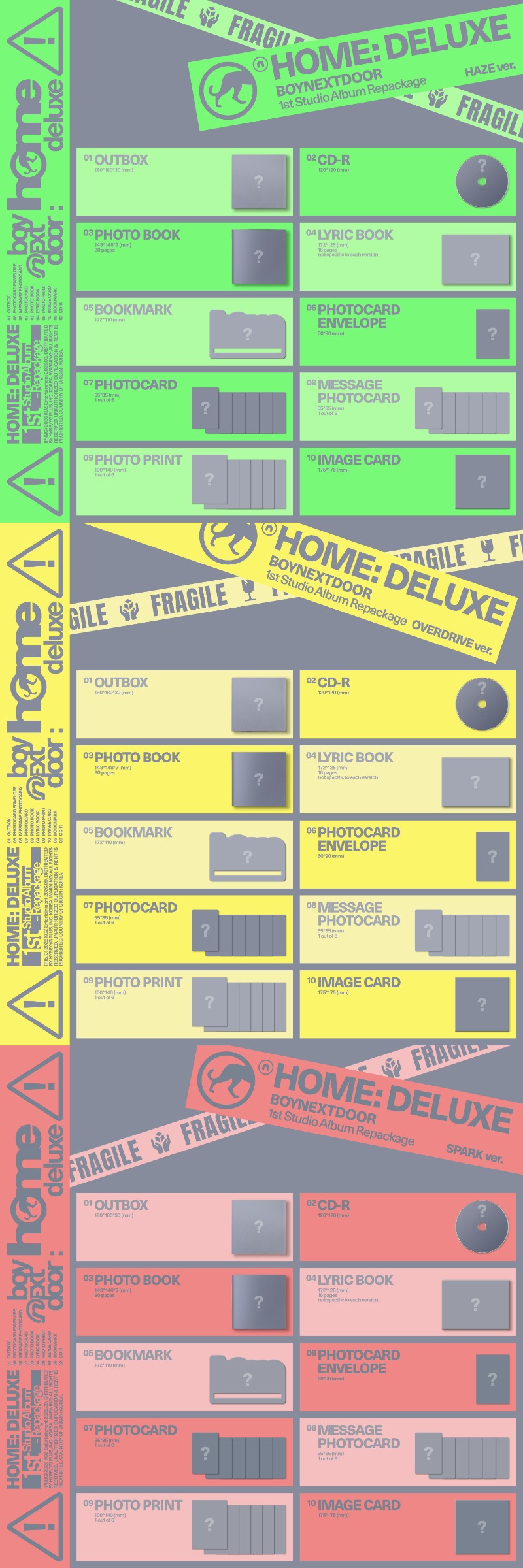 PRE-ORDER: BOYNEXTDOOR 1st Studio Album Repackage - HOME: DELUXE (Random)