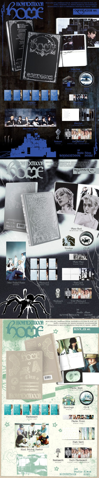 PRE-ORDER: BOYNEXTDOOR 1st Studio Album - HOME (Random)